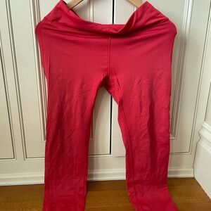 Outdoor voices red leggings - great condition - size M